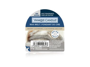 Yankee Candle Warm Cashmere vonný vosk do aromalampy 22g / doba horenia až: 8 h
