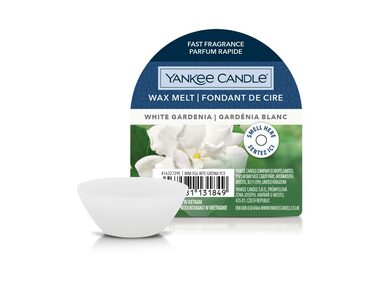 Yankee Candle White Gardenia vonný vosk do aromalampy 22g / doba horenia až: 8 h