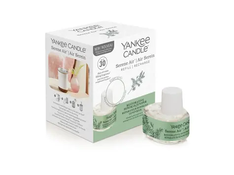 Yankee Candle Serene Air Restorative Hinoki &amp; Juniper náplň do vonného difuzéra / 17 ml / doba prevoňania až: 30 dní