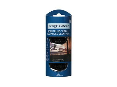 Yankee Candle Black Coconut Náhradná 2 ks náhradná náplň do elektrickej zásuvky