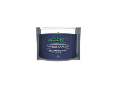 Yankee Candle Lakefront Lodge 37g - Plnená votívna sviečka v skle / doba horenia: až 10h