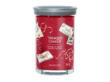 Yankee Candle Signature Letter To Santa Tumbler 567g - sviečka veľká 2 knôty / doba horenia: až 100h