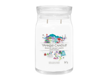 Yankee Candle Signature Magical Bright Lights 567g - sviečka veľká 2 knôty / doba horenia: až 90h