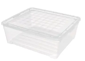 Curver Úložný box s vekom 10 l číra / 34.2 x 29.7 x 12.5 cm