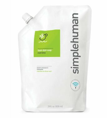 Simplehuman Penový prípravok na riad - mäta + limetka / 828 ml / náhradná náplň