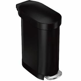 Simplehuman Slim Úzky pedálový odpadkový kôš 45 l čierna