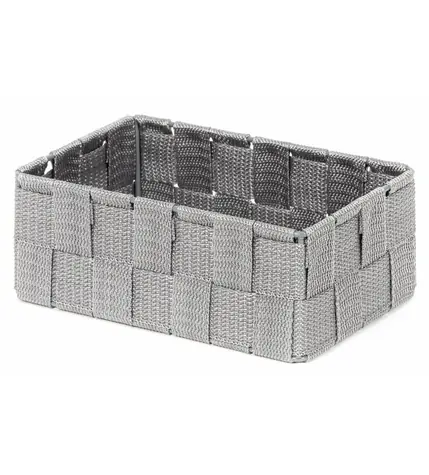 Compactor TEX - košík M sivá / Úložný organizér do zásuvky / 18 x 12 x 7 cm