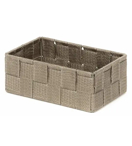 Compactor TEX - košík M Taupe (šedo-béžová) / Úložný organizér do zásuvky / 18 x 12 x 7 cm