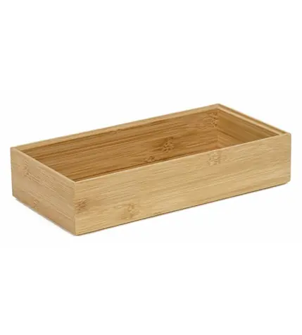Compactor Bamboo Box XXL / Úložný organizér Compactor / 30 x 15 x 6.5 cm