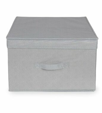 Compactor Wos 40 šedá / Skladacia úložná kartónová krabica / 40 x 50 x v.25 cm