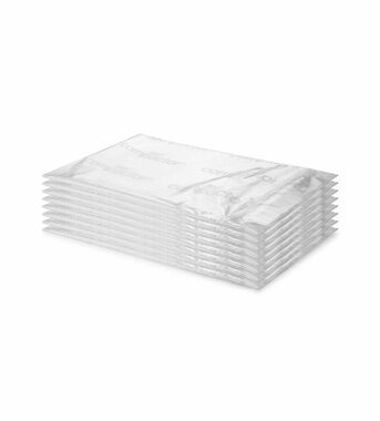 Compactor Sada 8 ks priehľadných prepravných vreciek so zipsom na tričká a košele / 30 x 45 cm