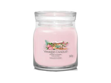 Yankee Candle Desert Blooms Signature stredný pohár 368g / doba horenia až: 35 - 50 h