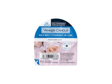 Yankee Candle Wedding Day vonný vosk do aromalampy 22g / doba horenia až: 8 h