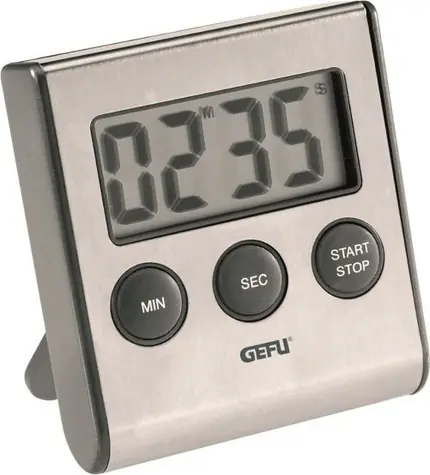 Gefu CONTARE Digitálna kuchynská minútka strieborná / 1x AAA