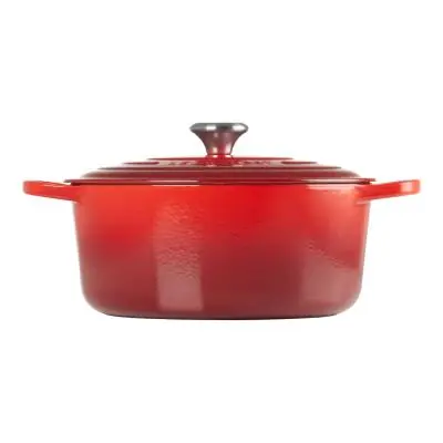 Le Creuset Signature Hrniec s pokrievkou 22 cm červená