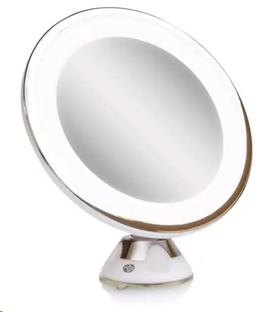 RIO Multi-Use LED Makeup Mirror / Kozmetické zrkadlo / 5x zväčšenie / LED osvetlenie