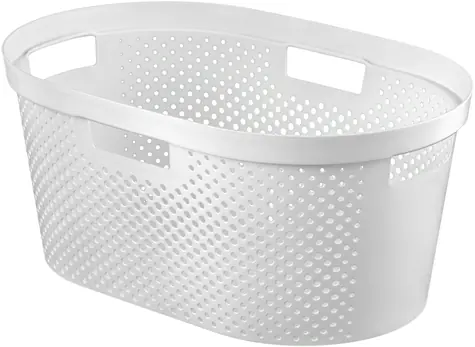 Curver Infinity Dots Kôš na bielizeň 40 l biela 
