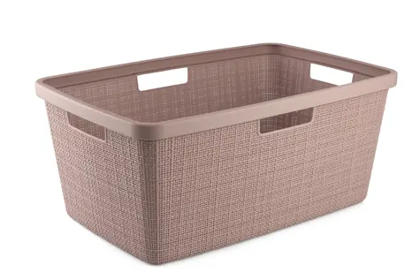 Curver Jute Kôš na bielizeň 46 l ružová