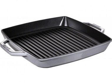 Staub Squared Grill Pan 40511-785-0 Grilovacia panvica 33 cm šedá