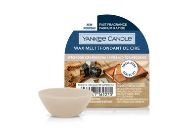 Yankee Candle Afternoon Scrapbooking voňavý vosk do aromalampy 22g / doba horenia až: 8 h