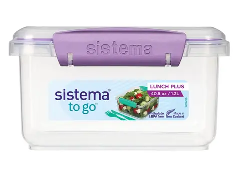 Sistema TO GO Krabička na obed s príborom 1.2 l mix farieb
