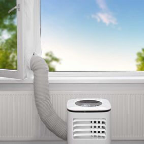 Nedis AC Window Seal biela / Tesnenie do okien pre klimatizáciu / Zip 
