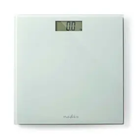 Nedis Osobná váha biela / Digitálne / Tvrdené sklo / nosnosť: 150 kg