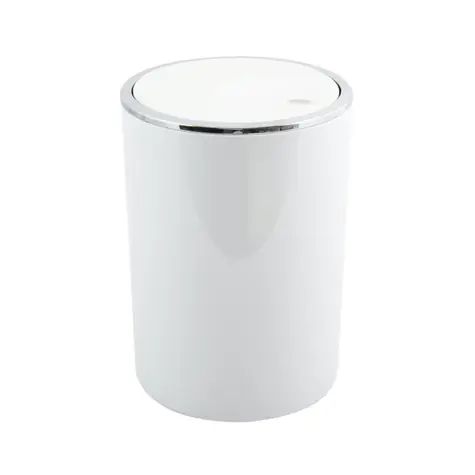 MSV KAMAKA výklopný odpadkový kôš 6 L biely / plast
