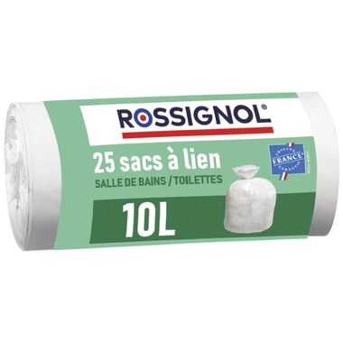 Rossignol Bagy 99136 biele / Vrecká do koša 10 L / balenie 25 ks / 15 µm