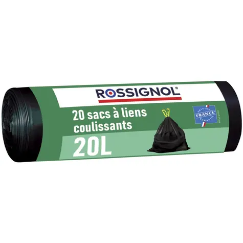 Rossignol Bagy 99137 čierne / Vrecká do koša 20 L / balenie 20 ks / 23 µm