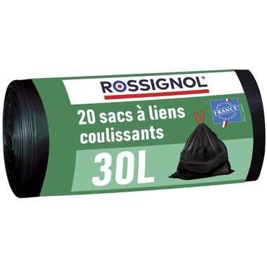 Rossignol Bagy 99138 čierne / Vrecká do koša 30 L / balenie 20 ks / 23 µm