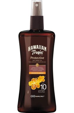 Hawaiian Tropic Protective Dry Oil Spray SPF10 / Opaľovací suchý olej v spreji