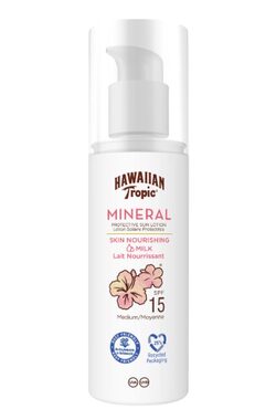 Hawaiian Tropic Mineral Sun Milk SPF 15 100ml / Mineranie opaľovacie mlieko