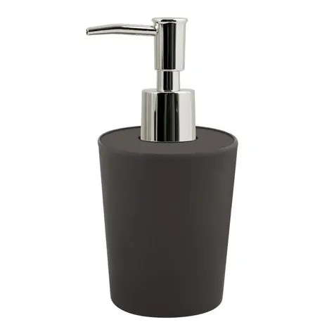 Spirella TAKEO dávkovač mydla tmavo šedý / bambusové vlákna / 400 ml