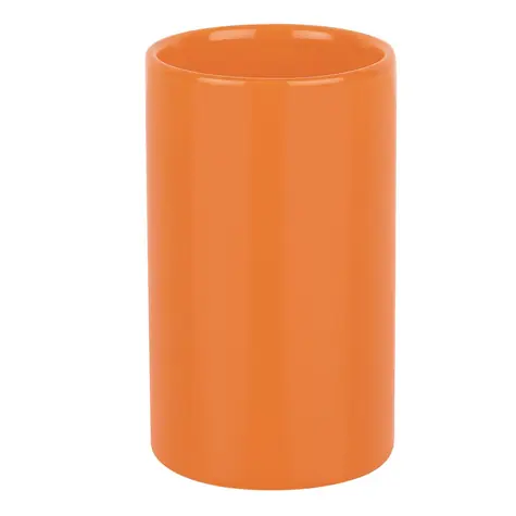 Spirella TUBE kelímok na kefky oranžový / keramika