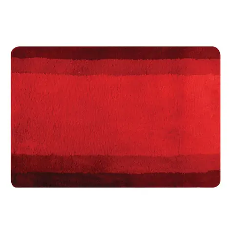 Spirella BALANCE kúpeľňová predložka 70 x 120 cm červená / polyester / protišmyková