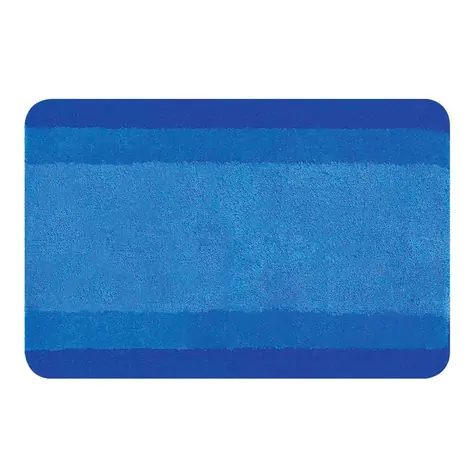 Spirella BALANCE kúpeľňová predložka 55 x 65 cm modrá / polyester / protišmyková