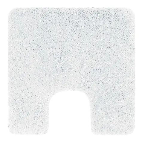 Spirella HIGHLAND kúpeľňová WC predložka 55 x 55 cm biela / mikrovlákno