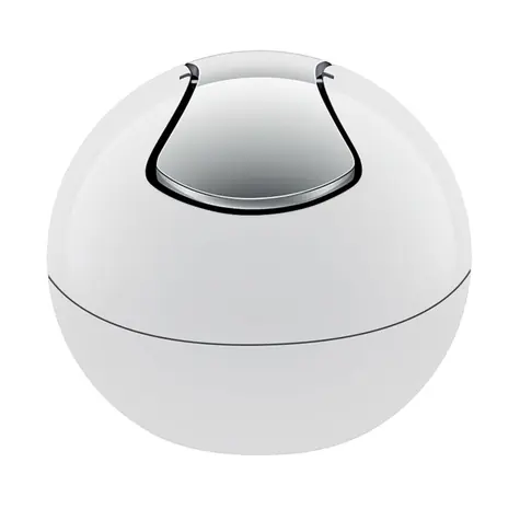 Spirella BOWL mini výklopný odpadkový kôš 1 L biely / plast