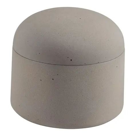 Spirella GEMMA dóza na odličovacie tampóny zemitá hnedo-šedá / keramika / 0.29 L