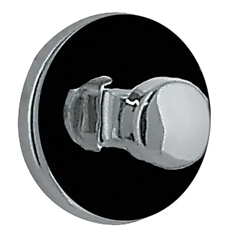 Spirella DOT háčik na uteráky 2 ks čierny-strieborný / ABS / samolepiaci / 35 mm