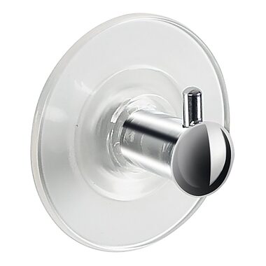 Spirella MOLLY háčik s prísavkou priehľadný / PVC / nerez oceľ / 60 mm