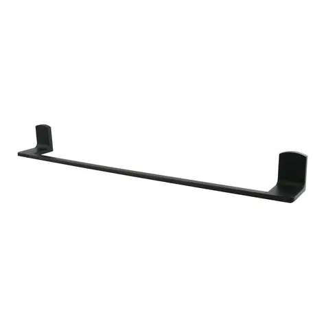 Spirella TAKU nástenný držiak na uteráky 60 cm matná čierna / oceľ