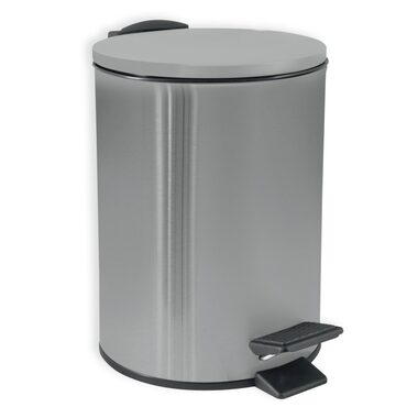 Spirella ADELAR pedálový odpadkový kôš 3 L kefovaná nerez oceľ