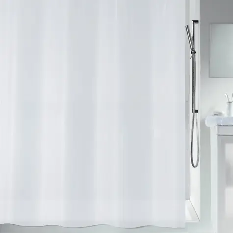 Spirella BIO sprchový záves 120 x 200 cm biely / PEVA