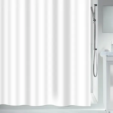 Spirella SECURITAS sprchový záves 180 x 200 cm biely/polyester