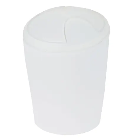 Spirella MOVE výklopný odpadkový kôš 2 L ľadovo biela / plast