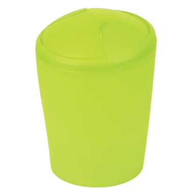Spirella MOVE výklopný odpadkový kôš 5 L zelený/plast