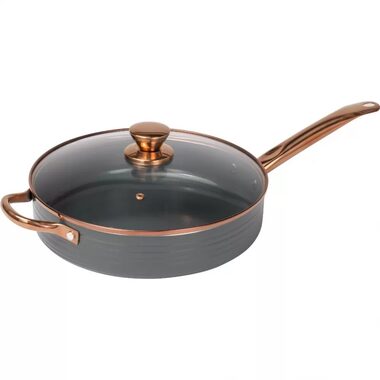Lamart Panvica s pokrievkou Orro / 28 cm / hliník / šedá