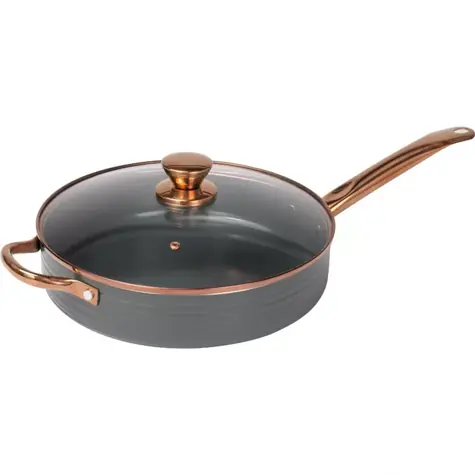 Lamart Orro Panvica s pokrievkou 28 cm šedá / hliník